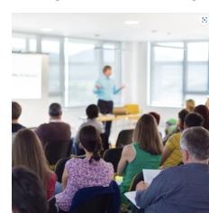 Interpreters in a training session